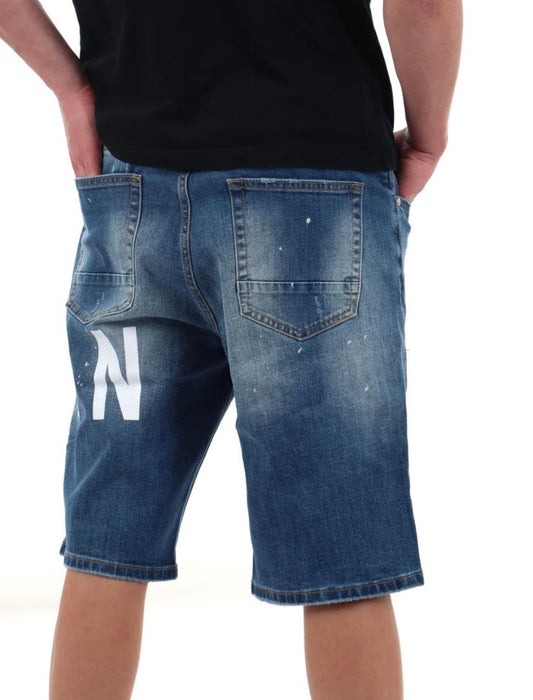 IUD018 DENIM C/LOGO FRONTE-RETRO ICON