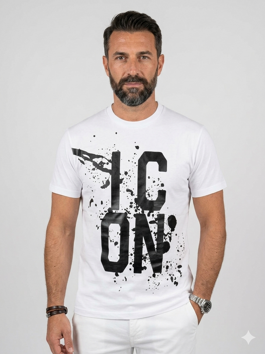 IUT037 T-SHIRT C/LOGO NEW SPLASH ICON