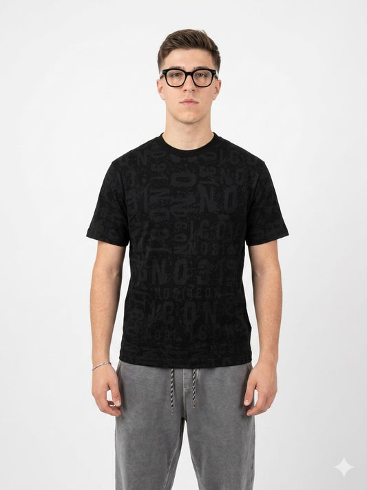 IUT018 T-SHIRT ALL-OVER SPLASH ICON