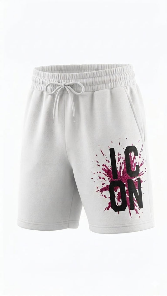 IDB007 SHORTS C/LOGO GLITTER ICON