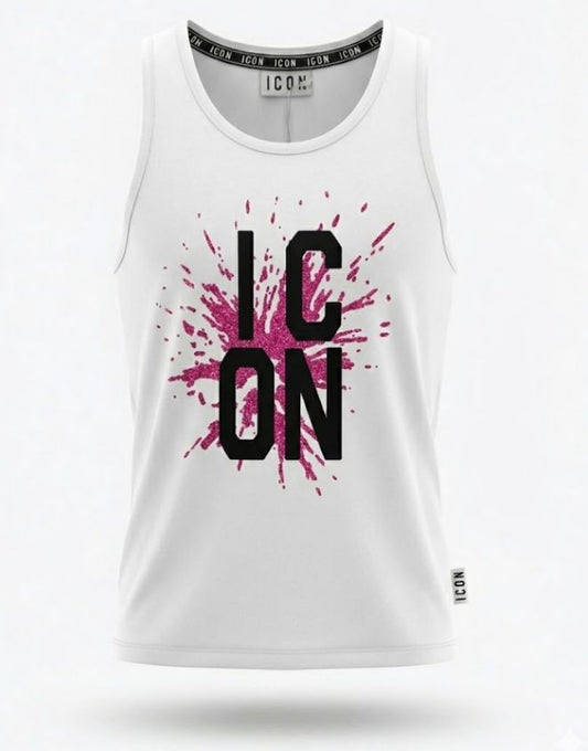IDC004 CANOTTA C/LOGO GLITTER ICON