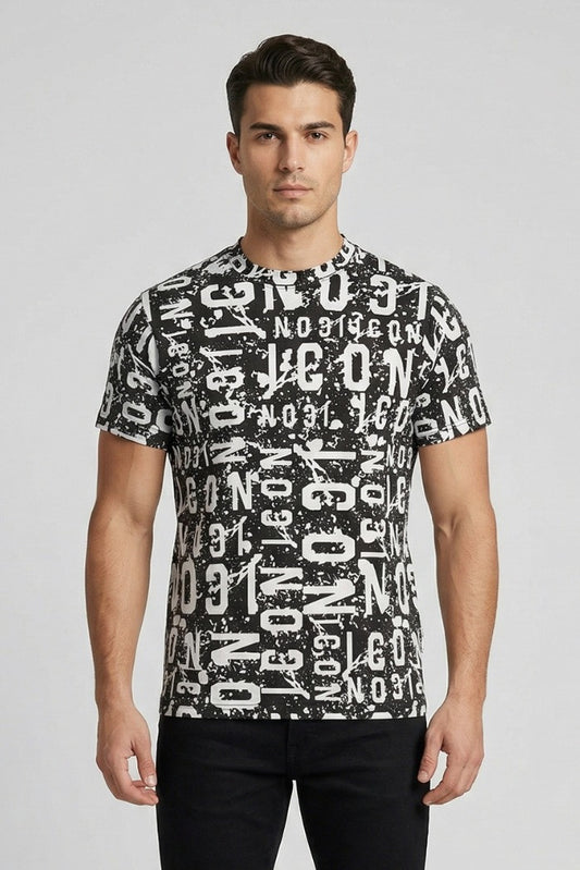 IUT018 T-SHIRT ALL-OVER SPLASH ICON