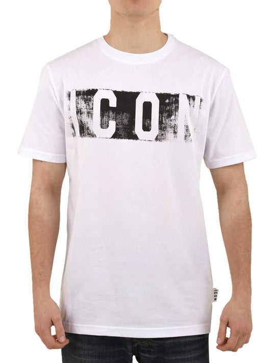 IUT034 T-SHIRT C/LOGO EFFETTO ICON